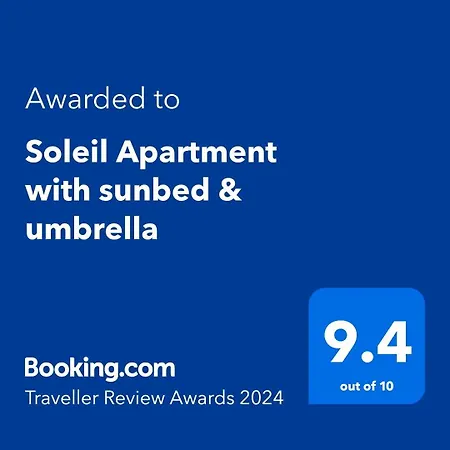 Soleil With Sunbed & Umbrella Apartment