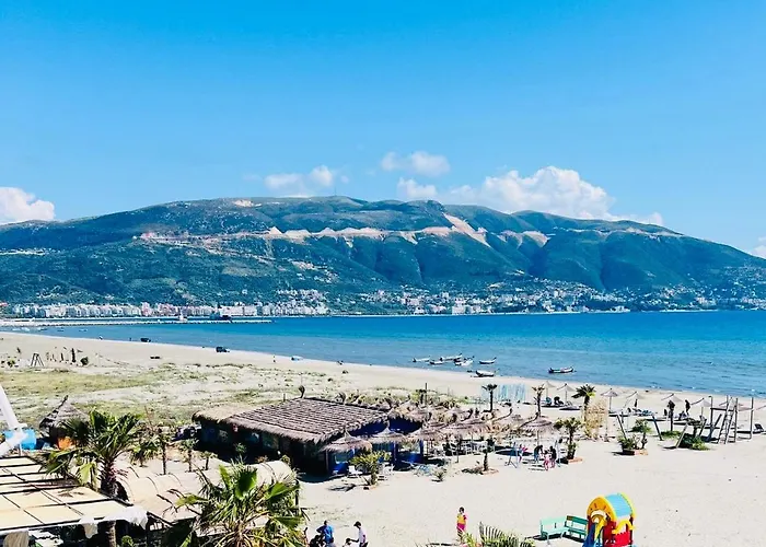 Soleil With Sunbed & Umbrella 公寓 Vlorë